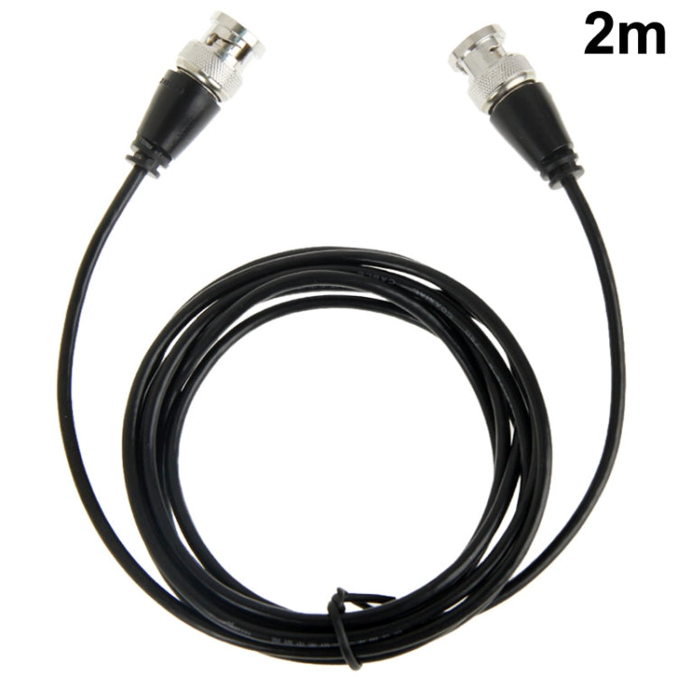 BNC Male to BNC Male Cable for Surveillance Camera, Length: 2m(Black) - Security by buy2fix | Online Shopping UK | buy2fix