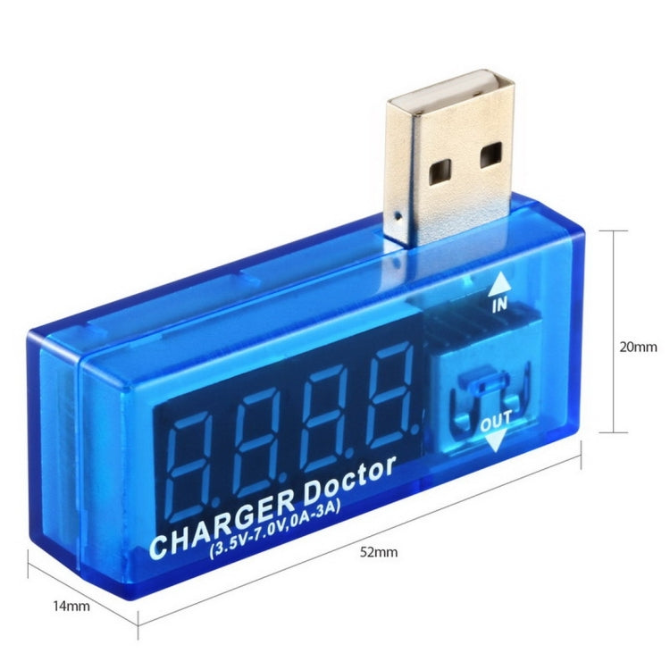 USB Voltage Charge Doctor / Current Tester for Mobile Phones / Tablets(Blue) - Consumer Electronics by buy2fix | Online Shopping UK | buy2fix