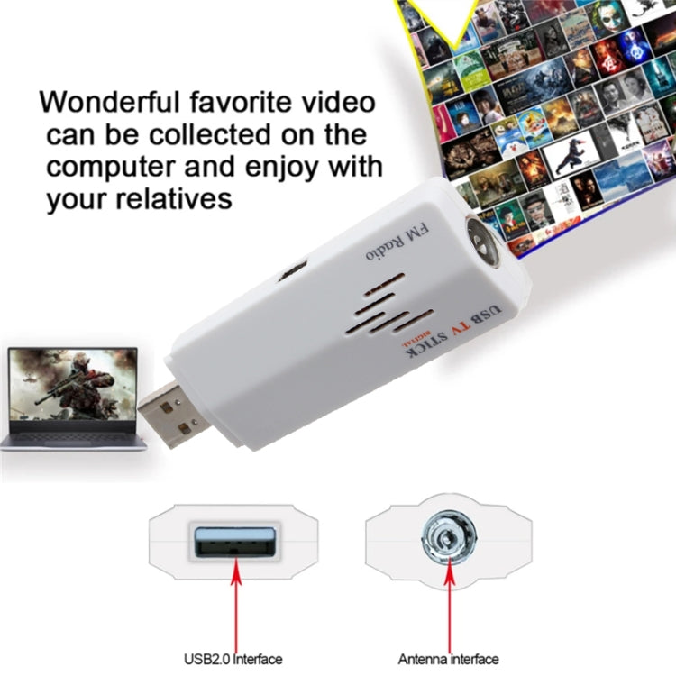 USB Analog TV Stick, Watch Analog TV On Your PC, With AV IN, Suitable for Global - Consumer Electronics by buy2fix | Online Shopping UK | buy2fix