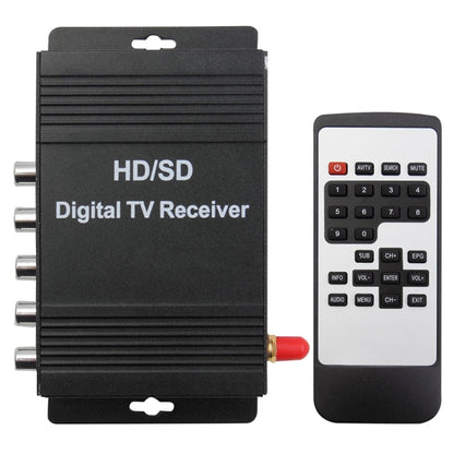 High Speed ISDB-T Mobile Digital Car TV Receiver, Suit for Brazil / Peru / Chile etc. South America Market(Black) - Consumer Electronics by buy2fix | Online Shopping UK | buy2fix