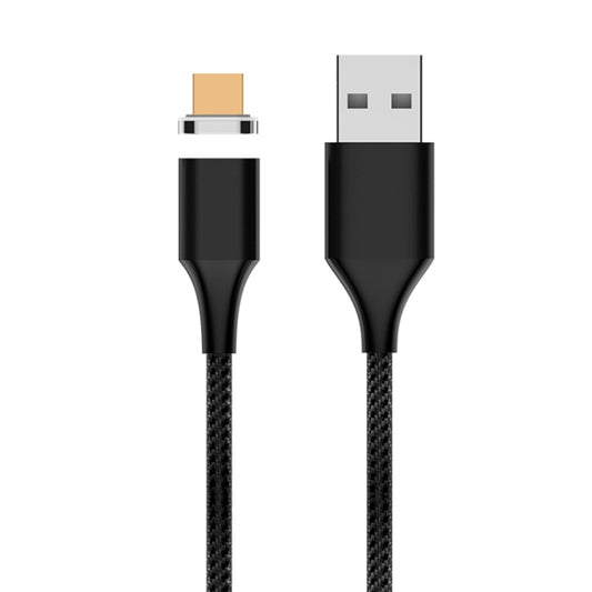 M11 5A USB to Micro USB Nylon Braided Magnetic Data Cable, Cable Length: 2m (Black) - Mobile Accessories by buy2fix | Online Shopping UK | buy2fix