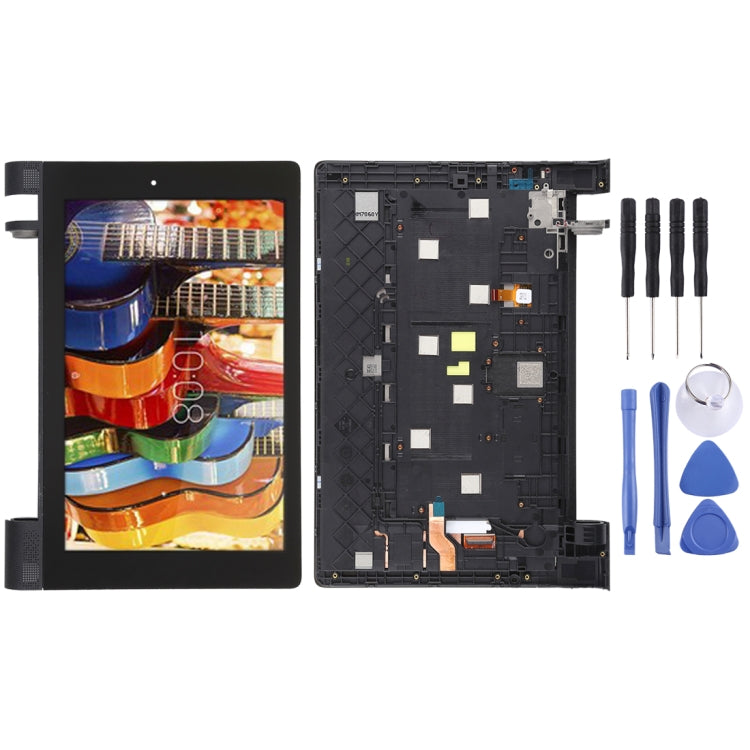 OEM LCD Screen for Lenovo Yoga Tab 3 8.0 YT3-850M Digitizer Full Assembly with Frame (Black) - LCD Screen by buy2fix | Online Shopping UK | buy2fix