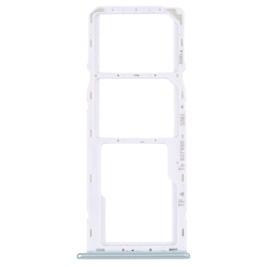 For Samsung Galaxy M42 5G SM-A436B Original SIM Card Tray + SIM Card Tray + Micro SD card tray (Green) - Repair & Spare Parts by buy2fix | Online Shopping UK | buy2fix