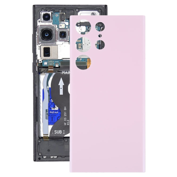 For Samsung Galaxy S23 Ultra 5G SM-S918B OEM Battery Back Cover(Pink) - Repair & Spare Parts by buy2fix | Online Shopping UK | buy2fix