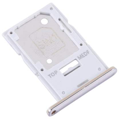 For Samsung Galaxy A54 SM-A546 Original SIM Card Tray + Micro SD Card Tray (Gold) - Repair & Spare Parts by buy2fix | Online Shopping UK | buy2fix