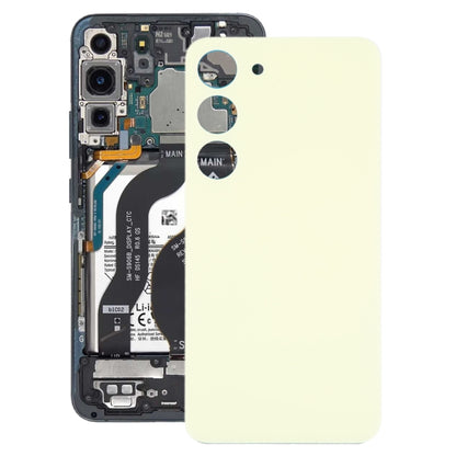 For Samsung Galaxy S23 SM-S911B OEM Glass Battery Back Cover(Yellow) - Repair & Spare Parts by buy2fix | Online Shopping UK | buy2fix