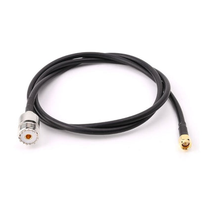 RG58 UHF Female to SMA Male Connecting Cable, Length: 100cm - Security by buy2fix | Online Shopping UK | buy2fix