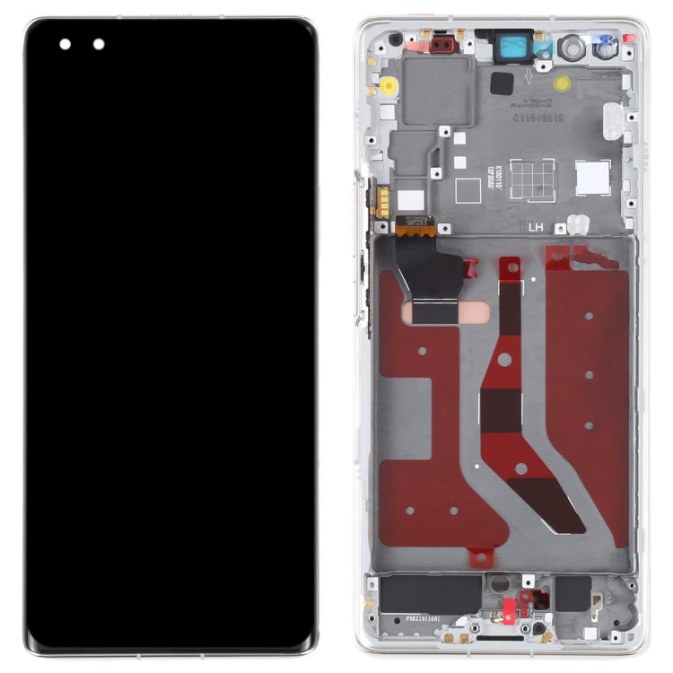 LCD Screen and Digitizer Full Assembly With Frame for Huawei Nova 8 Pro 5G (Silver) - LCD Screen by buy2fix | Online Shopping UK | buy2fix