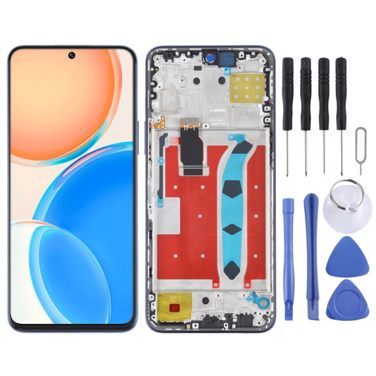 Original LCD Screen and Digitizer Full Assembly with Frame for Honor X8(Blue) - LCD Screen by buy2fix | Online Shopping UK | buy2fix