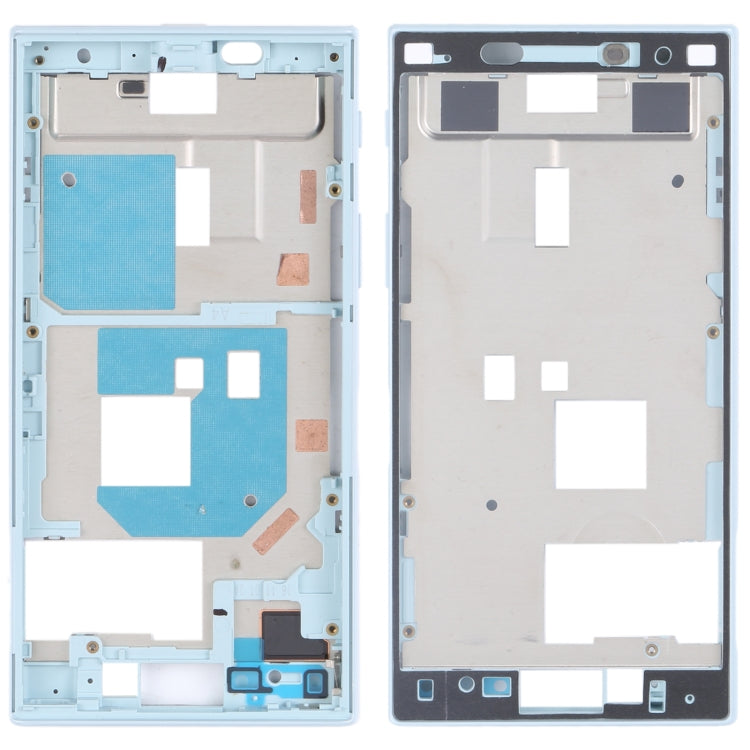 Middle Frame Bezel Plate for Sony Xperia X Compact (Blue) - Repair & Spare Parts by buy2fix | Online Shopping UK | buy2fix