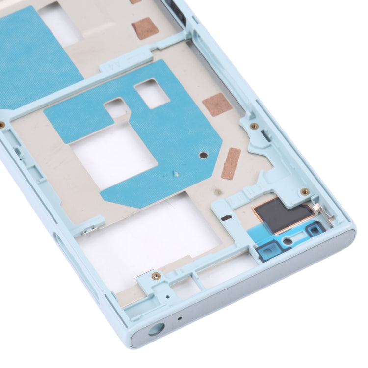 Middle Frame Bezel Plate for Sony Xperia X Compact (Blue) - Repair & Spare Parts by buy2fix | Online Shopping UK | buy2fix