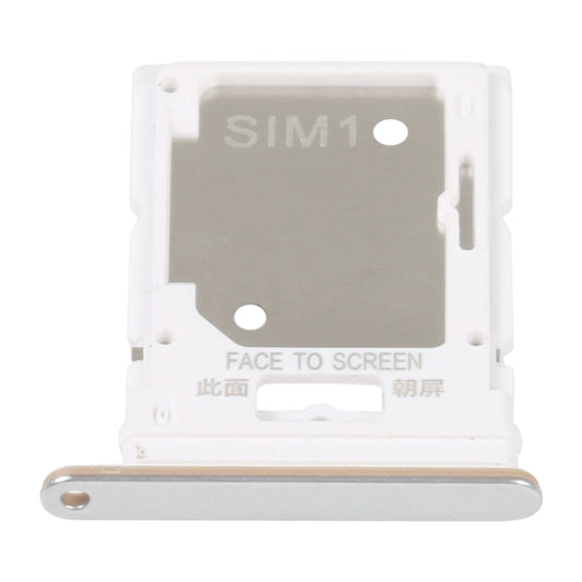 SIM Card Tray + Micro SD Card Tray For Xiaomi Redmi Note 11 Pro 4G/Redmi Note 11 Pro 5G/Redmi Note 11E Pro/Redmi Note 11 Pro+ 5G India/Poco X4 Pro 5G (White) - Card Tray by buy2fix | Online Shopping UK | buy2fix