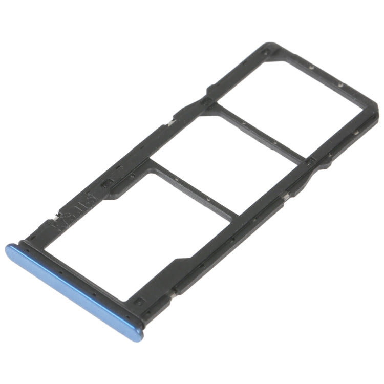 For Xiaomi Redmi Note 11SE SIM Card Tray + SIM Card Tray + Micro SD Card Tray(Blue) - Card Tray by buy2fix | Online Shopping UK | buy2fix