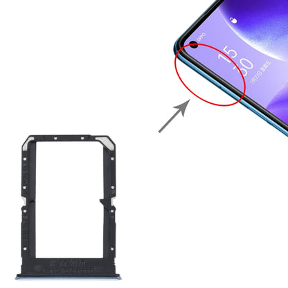 For OPPO Reno5 4G SIM Card Tray + SIM Card Tray (Silver) - Repair & Spare Parts by buy2fix | Online Shopping UK | buy2fix