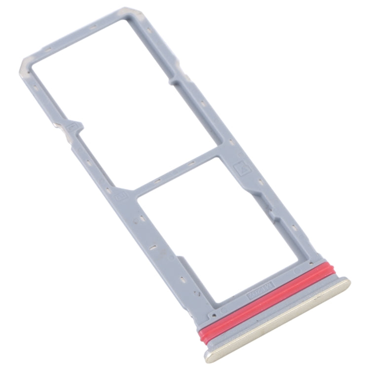 For vivo Y35 SIM Card Tray + SIM Card Tray + Micro SD Card Tray (Yellow) - Card Socket by buy2fix | Online Shopping UK | buy2fix