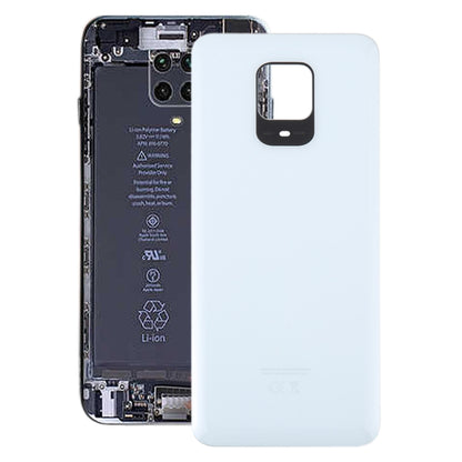 For Xiaomi Redmi Note 9S OEM Glass Battery Back Cover(White) - Back Cover by buy2fix | Online Shopping UK | buy2fix