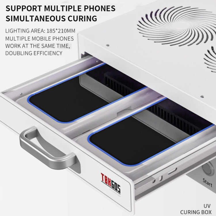 TBK 605 100W Mini UV Curing Lamp Box 48 LEDs Curved Surface Screen UV Curing Box, AU Plug - Others by TBK | Online Shopping UK | buy2fix