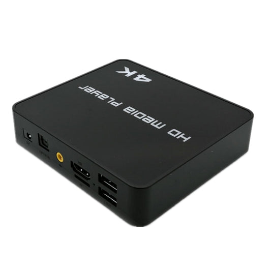 Uhd 4K Player Single-unit Advertising Machine Powered Up Automatically Plays Video PPT Horizontal and Vertical U Disk US(black) - Consumer Electronics by buy2fix | Online Shopping UK | buy2fix