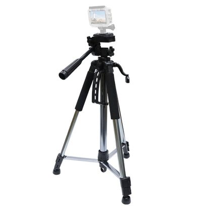 L-1200 Camera Tripod Live Broadcast Bracket For Mobile Phones, Cameras, Projectors 55-148CM Universal Adjustable Tripod (Silver) - Camera Accessories by buy2fix | Online Shopping UK | buy2fix