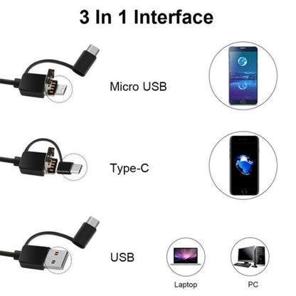 3 in 1 USB HD Digital Inspection Otoscope Ear Type Digital Endoscope Ear Wax - Consumer Electronics by buy2fix | Online Shopping UK | buy2fix