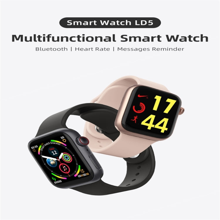 LD5 1.54 inch Color Screen Smart Watch, IP67 Waterproof, Support Bluetooth Phone / Heart Rate Monitoring / Blood Pressure Monitoring / Sleep Monitoring(White) - Smart Wear by buy2fix | Online Shopping UK | buy2fix