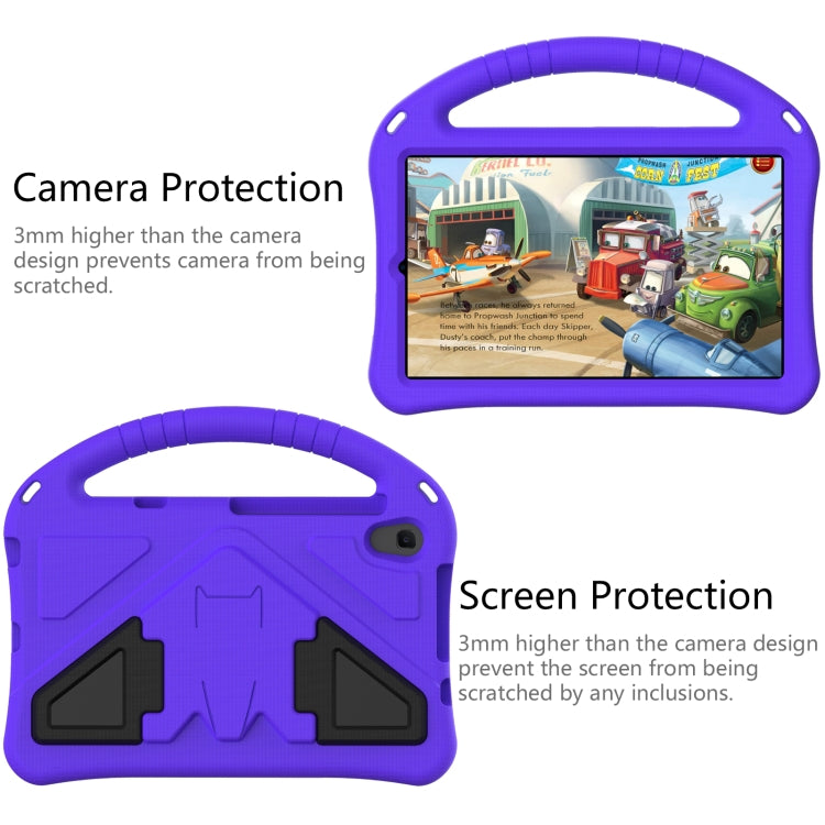 For Lenovo Tab M8 TB-8505F/X(HD)/8705 EVA Flat Anti Falling Protective Case Shell with Holder(Purple) - For Lenovo by buy2fix | Online Shopping UK | buy2fix