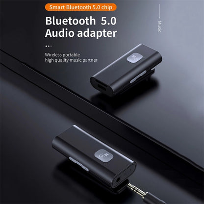 SR11 Lavalier Bluetooth 5.0 Audio Receiver Bluetooth Adapter Support TF Card - Apple Accessories by buy2fix | Online Shopping UK | buy2fix