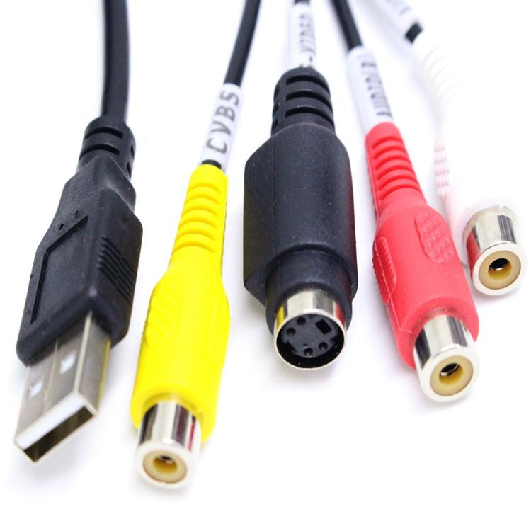 USB to RCA Cable 60+ Supports Vista 64 / Win 7 / Win 8 / Win 10 / Mac OS - RCA Cable by buy2fix | Online Shopping UK | buy2fix