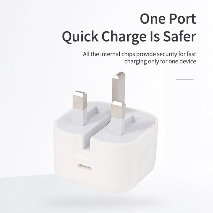 A234 20W PD 3.0 Type-C / USB-C Interface Folding Travel Charger, UK Plug - USB Charger by buy2fix | Online Shopping UK | buy2fix