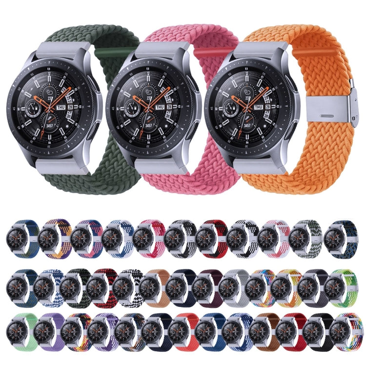 For Samsung Galaxy Watch 4 / Watch 5 20mm Nylon Braided Metal Buckle Watch Band(Color 4) - Smart Wear by buy2fix | Online Shopping UK | buy2fix