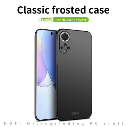 For Huawei Nova 9 MOFI Frosted PC Ultra-thin Hard Phone Case(Black) - Huawei Cases by MOFI | Online Shopping UK | buy2fix