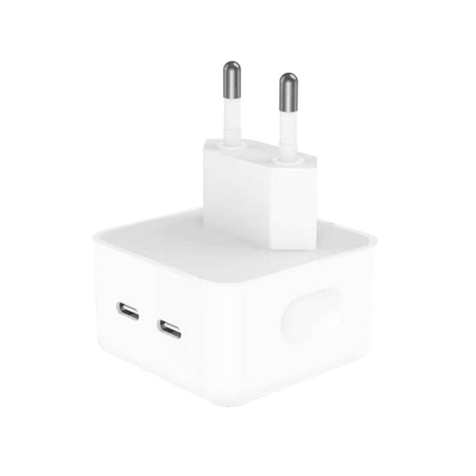 PD 35W Dual USB-C / Type-C Ports Charger for iPhone / iPad Series, EU Plug - Apple Accessories by buy2fix | Online Shopping UK | buy2fix