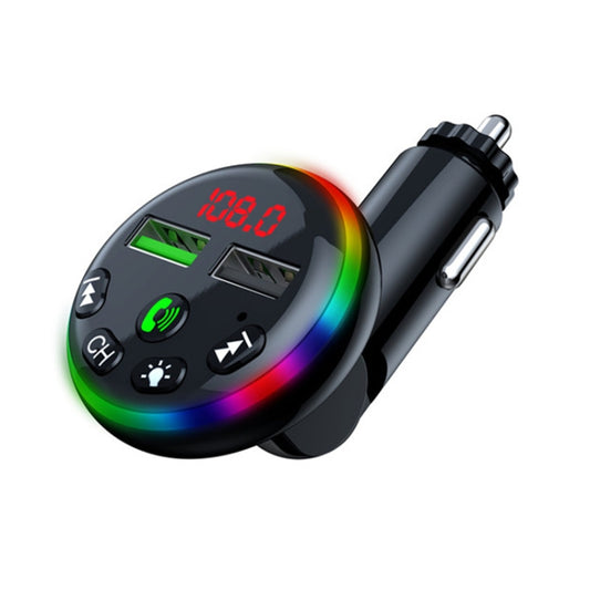 F13 Car Smartphone Charger Hands Free Calling 5.0 Bluetooth-MP3 Player Car Wireless FM Transmitter - In Car by buy2fix | Online Shopping UK | buy2fix