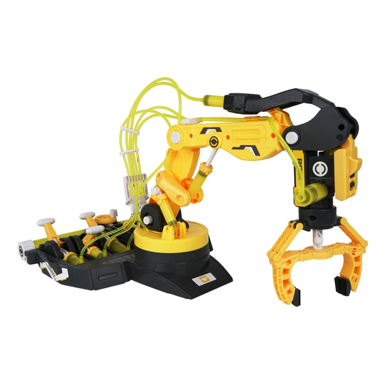 MoFun 102 Hydraulic Robot Arm 3 in 1 Science and Education Assembled Toys(Yellow) - DIY Developmental Toys by MoFun | Online Shopping UK | buy2fix