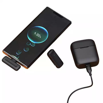 J11 Wireless Lapel Microphone Portable Audio Video Recording Mini Mic - Consumer Electronics by buy2fix | Online Shopping UK | buy2fix