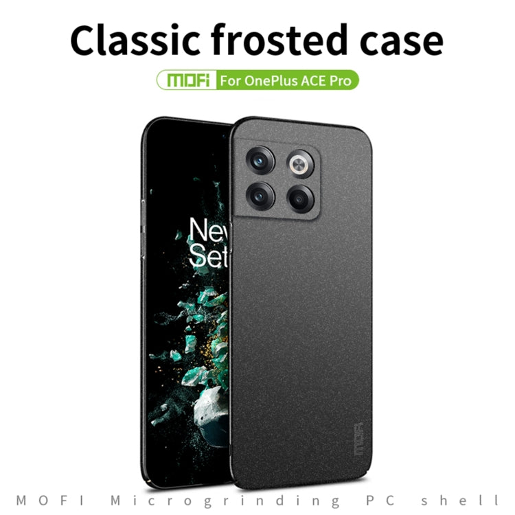 For OnePlus Ace Pro MOFI Frosted PC Ultra-thin Hard Phone Case(Black) -  by MOFI | Online Shopping UK | buy2fix