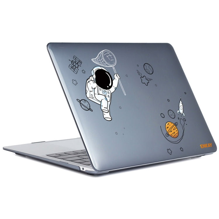 For MacBook Pro 16.1 A2141 ENKAY Hat-Prince 3 in 1 Spaceman Pattern Laotop Protective Crystal Case with TPU Keyboard Film / Anti-dust Plugs, Version:EU(Spaceman No.2) - MacBook Pro Cases by ENKAY | Online Shopping UK | buy2fix