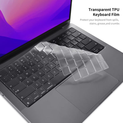 For MacBook Air 13.3 2020 A2179/A2337 ENKAY Hat-Prince 3 in 1 Protective Bracket  Case Cover Hard Shell with TPU Keyboard Film / Anti-dust Plugs, Version:US(Black) - MacBook Air Cases by ENKAY | Online Shopping UK | buy2fix