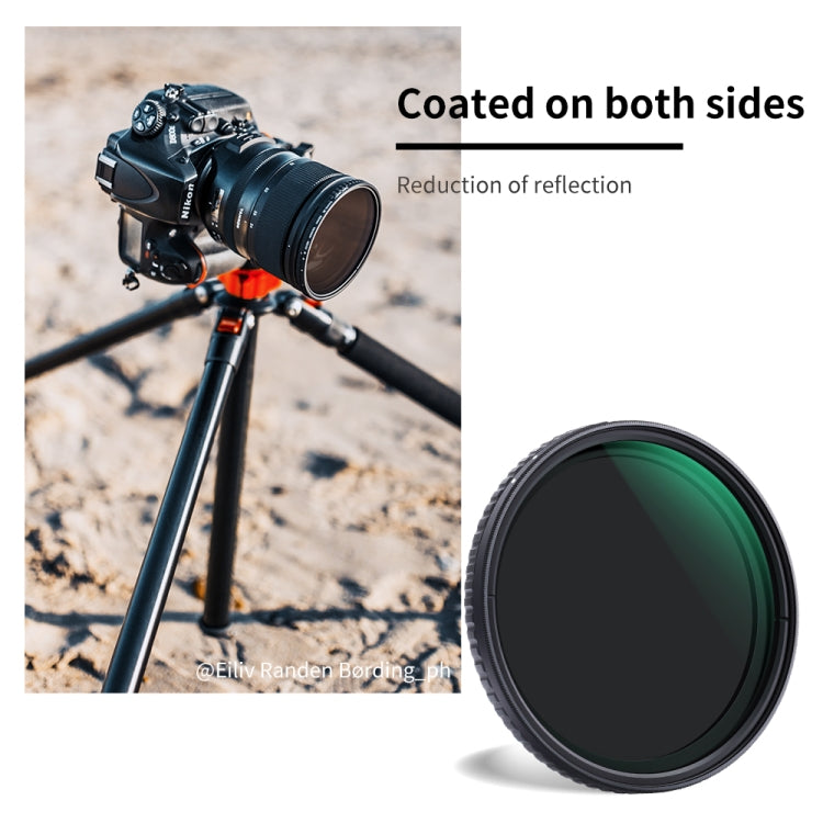 K&F CONCEPT KF01.1475 82mm Variable ND32-ND512 ND Filter 5-9 Stops HD Neutral Density Lens Filter - Camera Accessories by buy2fix | Online Shopping UK | buy2fix