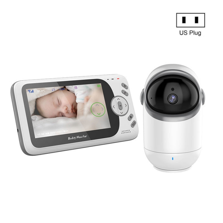 VB801 4.3 inch Night Vision Camera Baby Monitor, Wireless Intercom Audio Video Camera, Temperature Detection(US Plug) - Security by buy2fix | Online Shopping UK | buy2fix