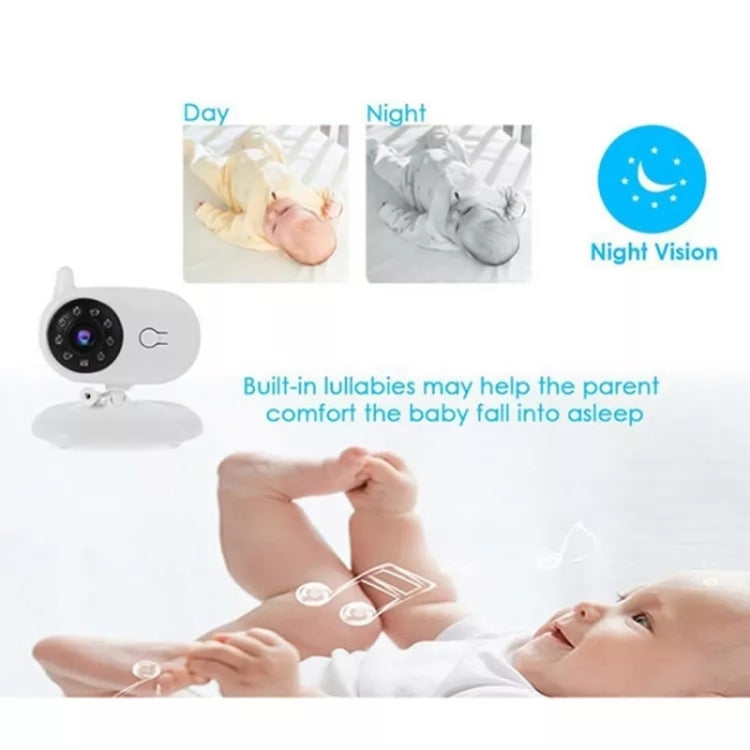 BM850 3.5 inch Wireless Video Color Baby Monitor Night Vision Temperature Monitor(US Plug) - Security by buy2fix | Online Shopping UK | buy2fix