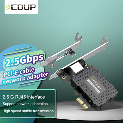 EDUP EP-9635C 2.5Gbps Gigabit Game Wired Network Card 2500M High Speed Internet Port Expansion Desktop PC Adaptive Ethernet Network Adapter - USB Network Adapter by EDUP | Online Shopping UK | buy2fix
