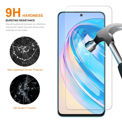 For Honor X8A 2pcs ENKAY Hat-Prince 0.26mm 9H 2.5D High Aluminum-silicon Tempered Glass Film - Honor Tempered Glass by ENKAY | Online Shopping UK | buy2fix