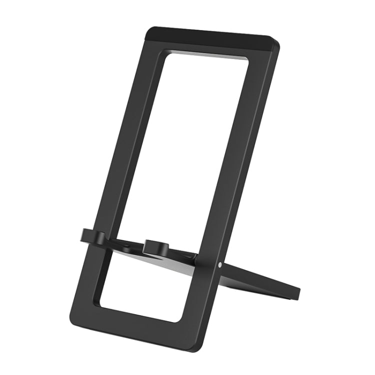 H18 Multifunctional Portable Phone Tablet Desktop Folding Stand(Black) - Desktop Holder by buy2fix | Online Shopping UK | buy2fix