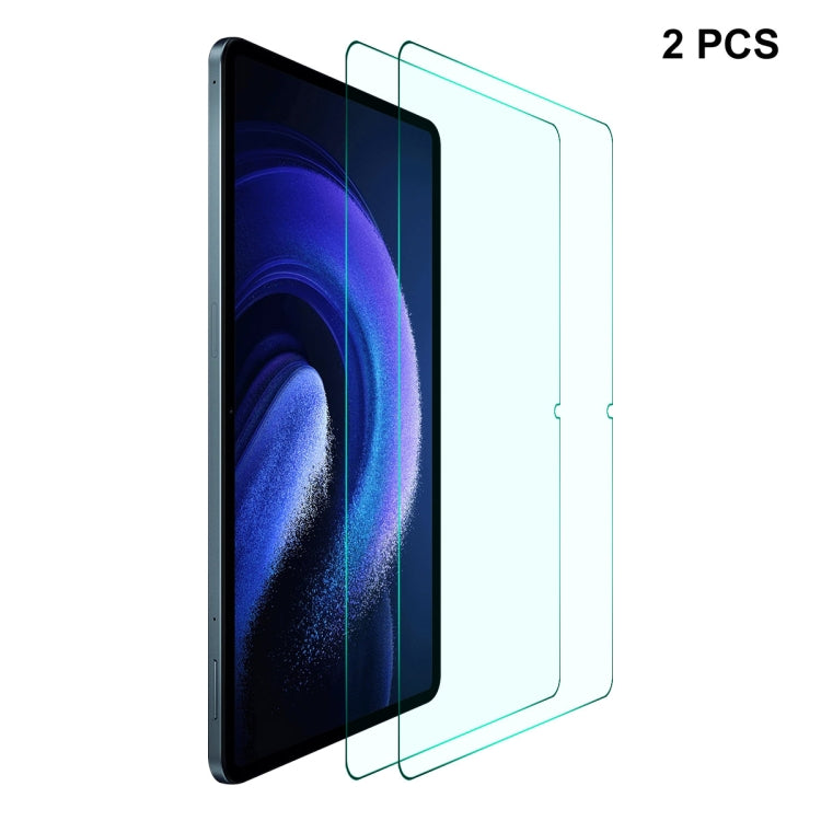 For Xiaomi Pad 6 / Pad 6 Pro 2pcs ENKAY Hat-Prince 0.33mm Explosion-proof Tempered Glass Film -  by ENKAY | Online Shopping UK | buy2fix