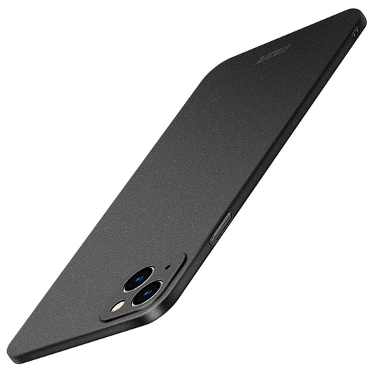 For iPhone 15 Plus  MOFI Fandun Series Frosted PC Ultra-thin All-inclusive Phone Case(Black) - More iPhone Cases by MOFI | Online Shopping UK | buy2fix