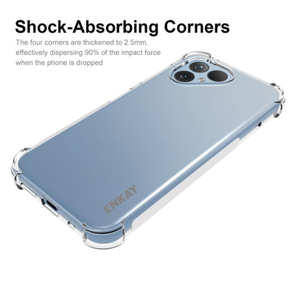 For Fairphone 5 ENKAY Hat-Prince Transparent TPU Shockproof Phone Case - More Brand by ENKAY | Online Shopping UK | buy2fix