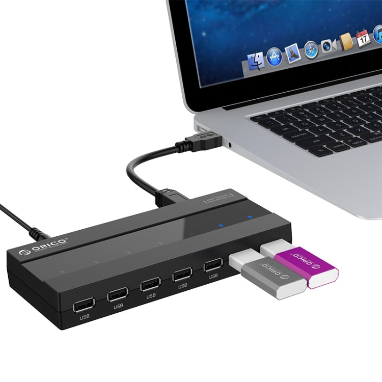 ORICO H727RK-U2 7 Ports USB2.0 HUB with Data Cable - USB 2.0 HUB by ORICO | Online Shopping UK | buy2fix
