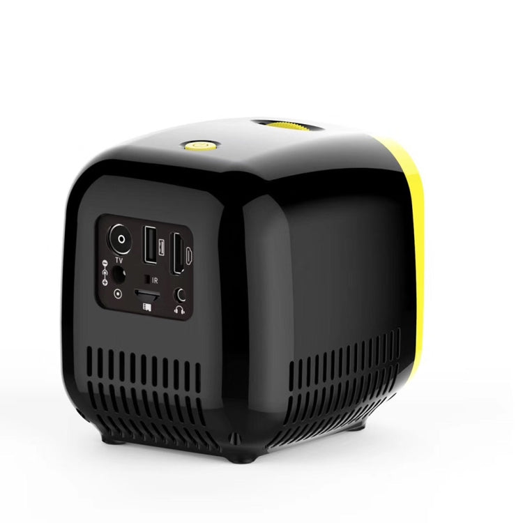 L1 Children Projector Mini LED Portable Home Speaker Projector, EU Plug (Black) - Consumer Electronics by buy2fix | Online Shopping UK | buy2fix