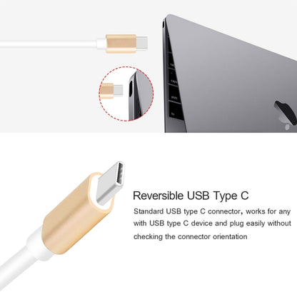 USB Type C to VGA 3-in-1 Hub Adapter supports USB Type C tablets and laptops for Macbook Pro / Google ChromeBook(Silver) - Computer & Networking by buy2fix | Online Shopping UK | buy2fix